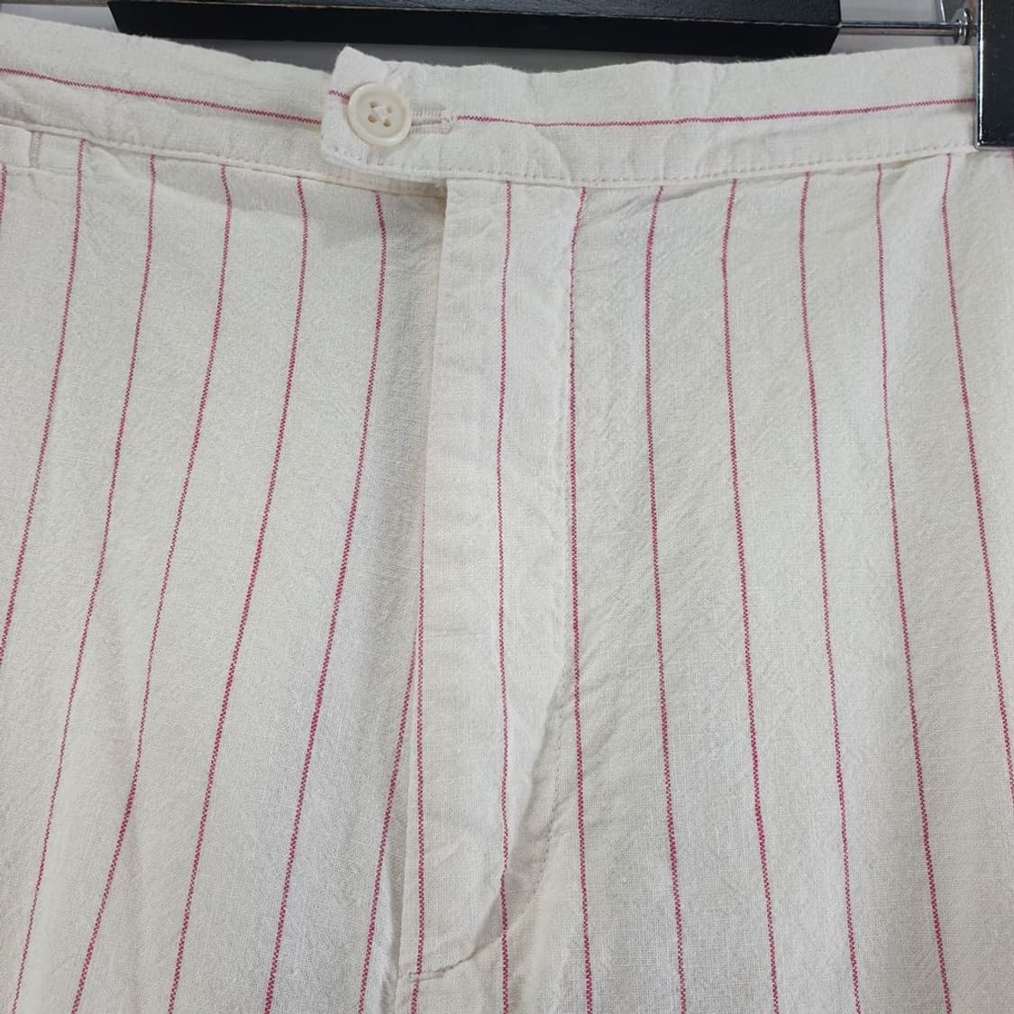 유니클로 크림 여자 린넨 바지 L N4500 상품이미지7