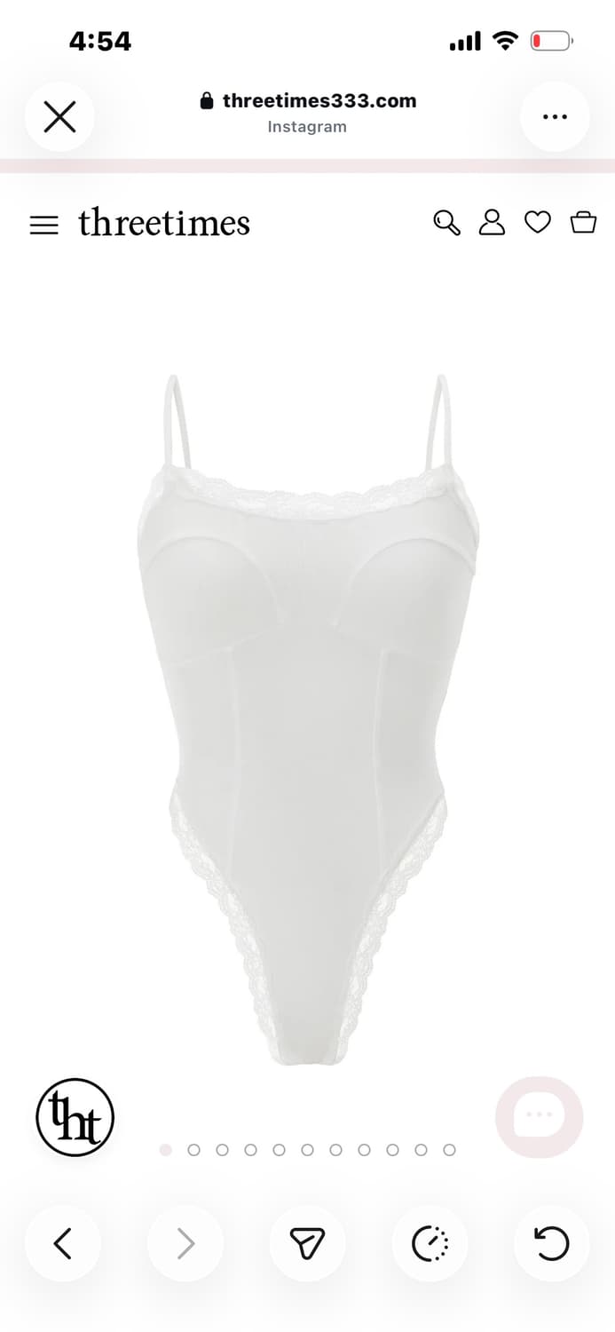 쓰리타임즈 Evelyn lace top  상품이미지1