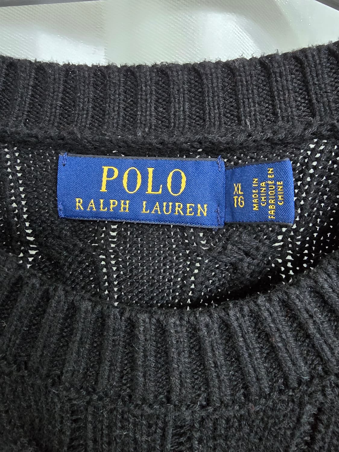 폴로랄프로렌 블랙 케이블 니트 (1455) 상품이미지3