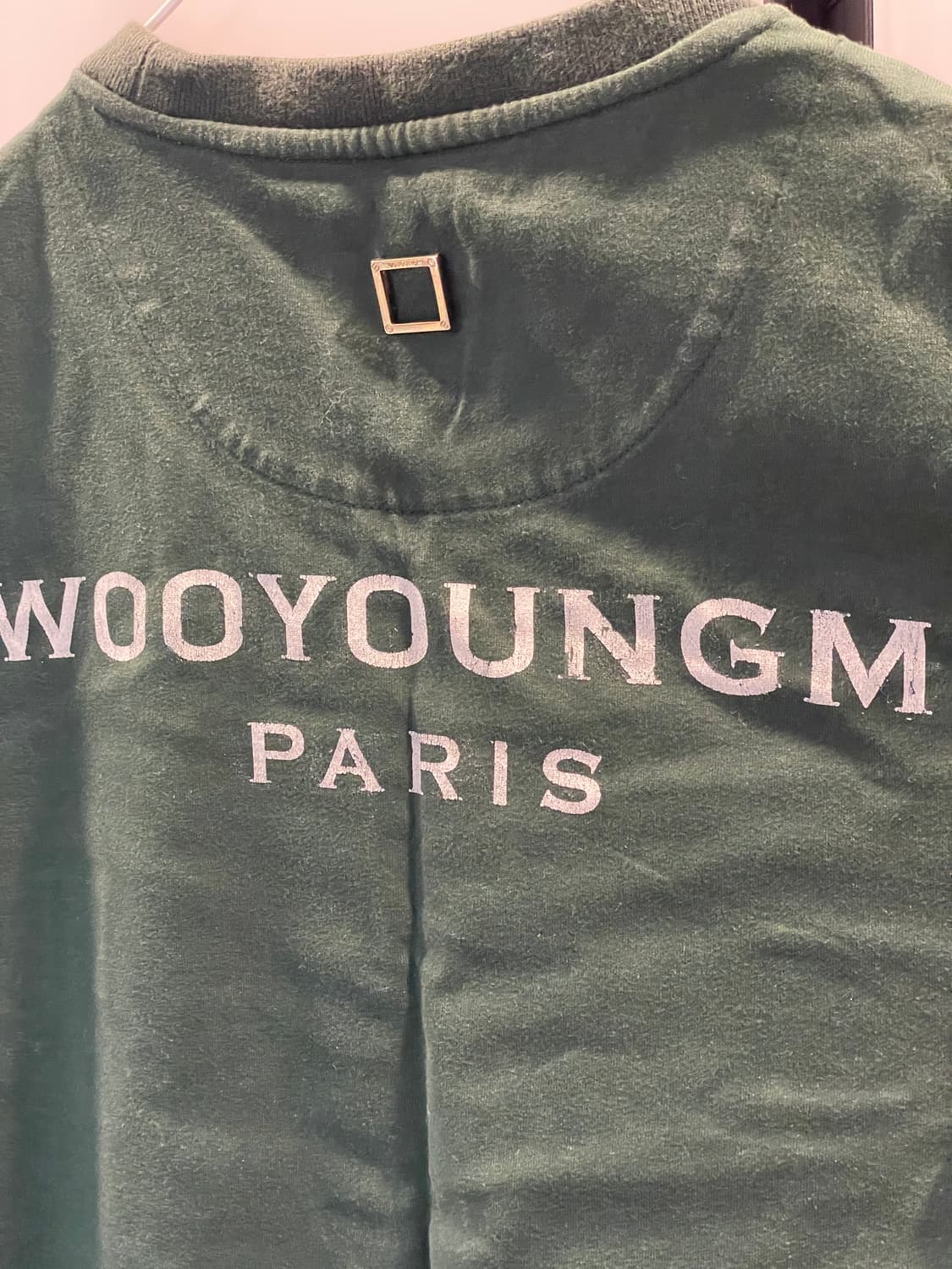 우영미 백로고 반팔 (46 / 그린) 상품이미지4