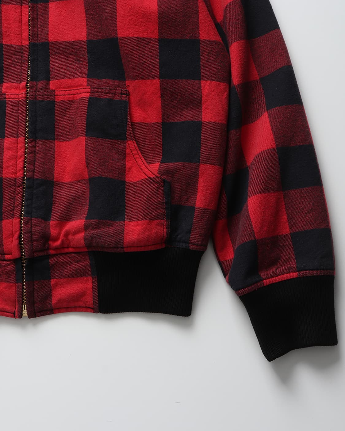 STUSSY Bufflo Check Hooded Zip Jacket 상품이미지7
