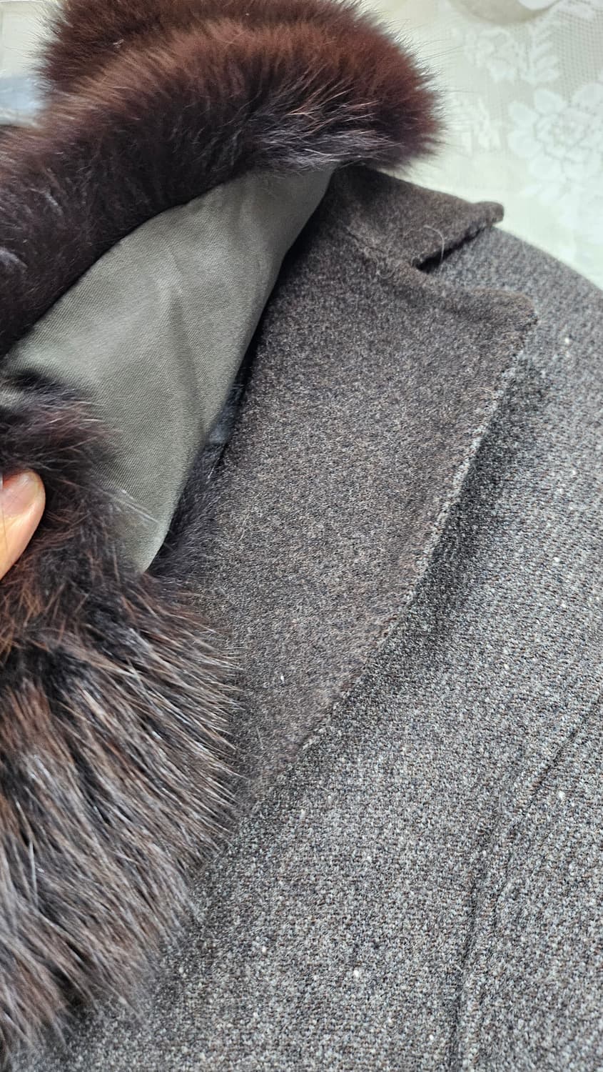 조이너스   폭스퍼 장식 핸드메이드 자켓 상품이미지4