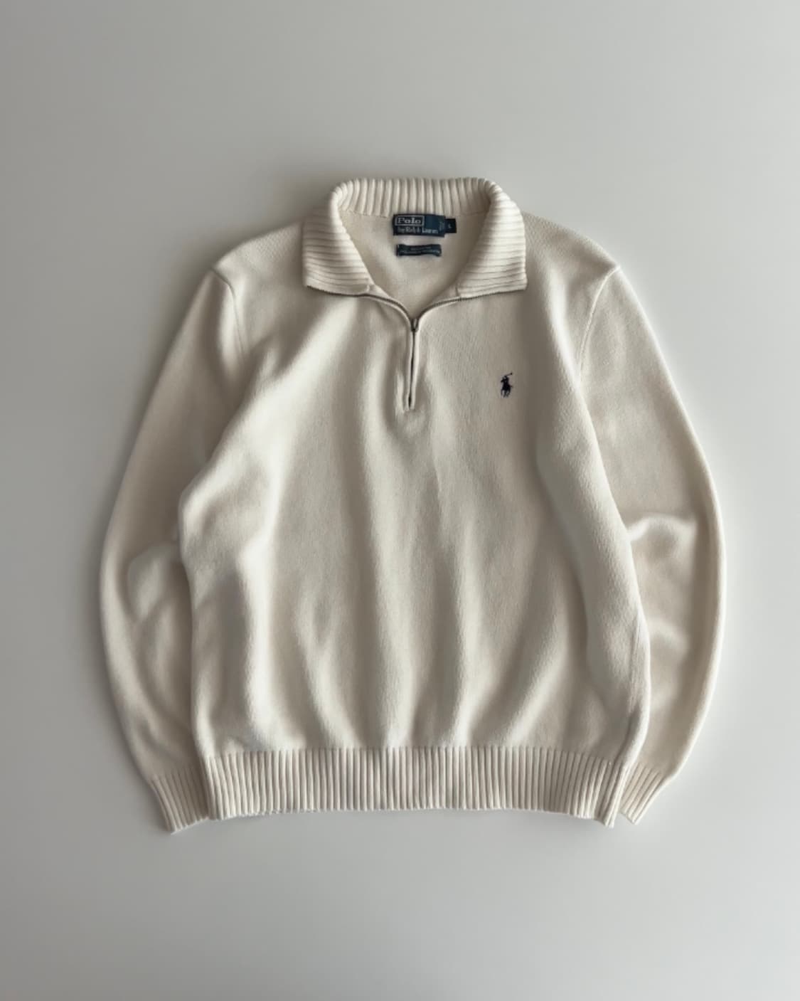 폴로 랄프로렌 반집업 니트 L 상품이미지1