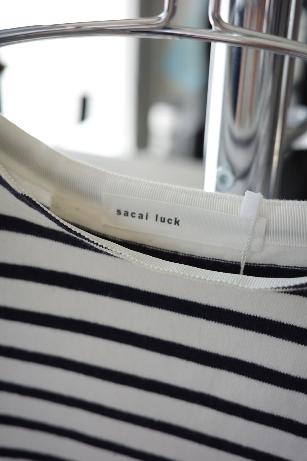 사카이 럭 15ss 스트라이프 크롭 티셔츠 상품이미지4