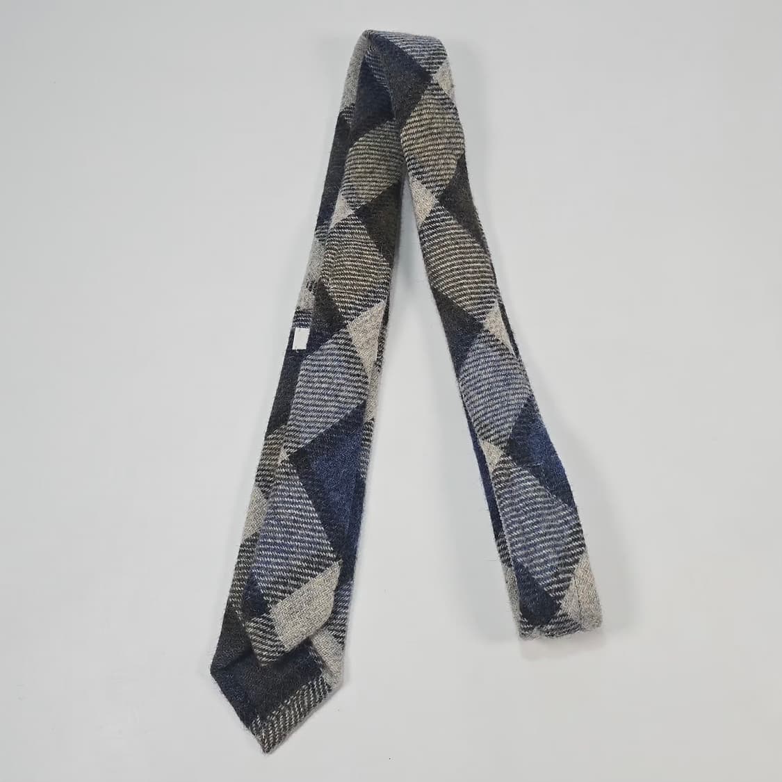 톰브라운 체크 울 타이 상품이미지3