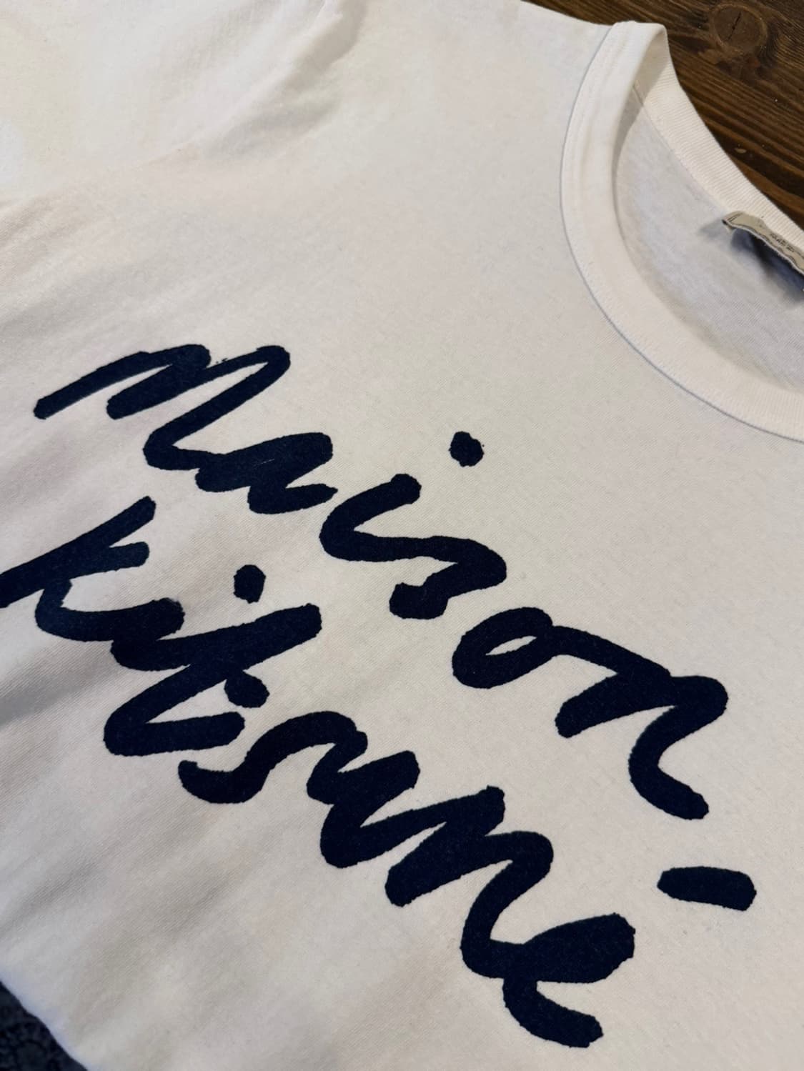 메종키츠네 레터링 티셔츠 100 상품이미지6