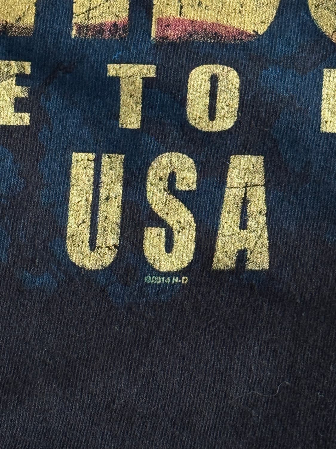 [XXL] 90s-00s 빈티지 할리데이비슨 flag 로고 티셔츠 상품이미지3