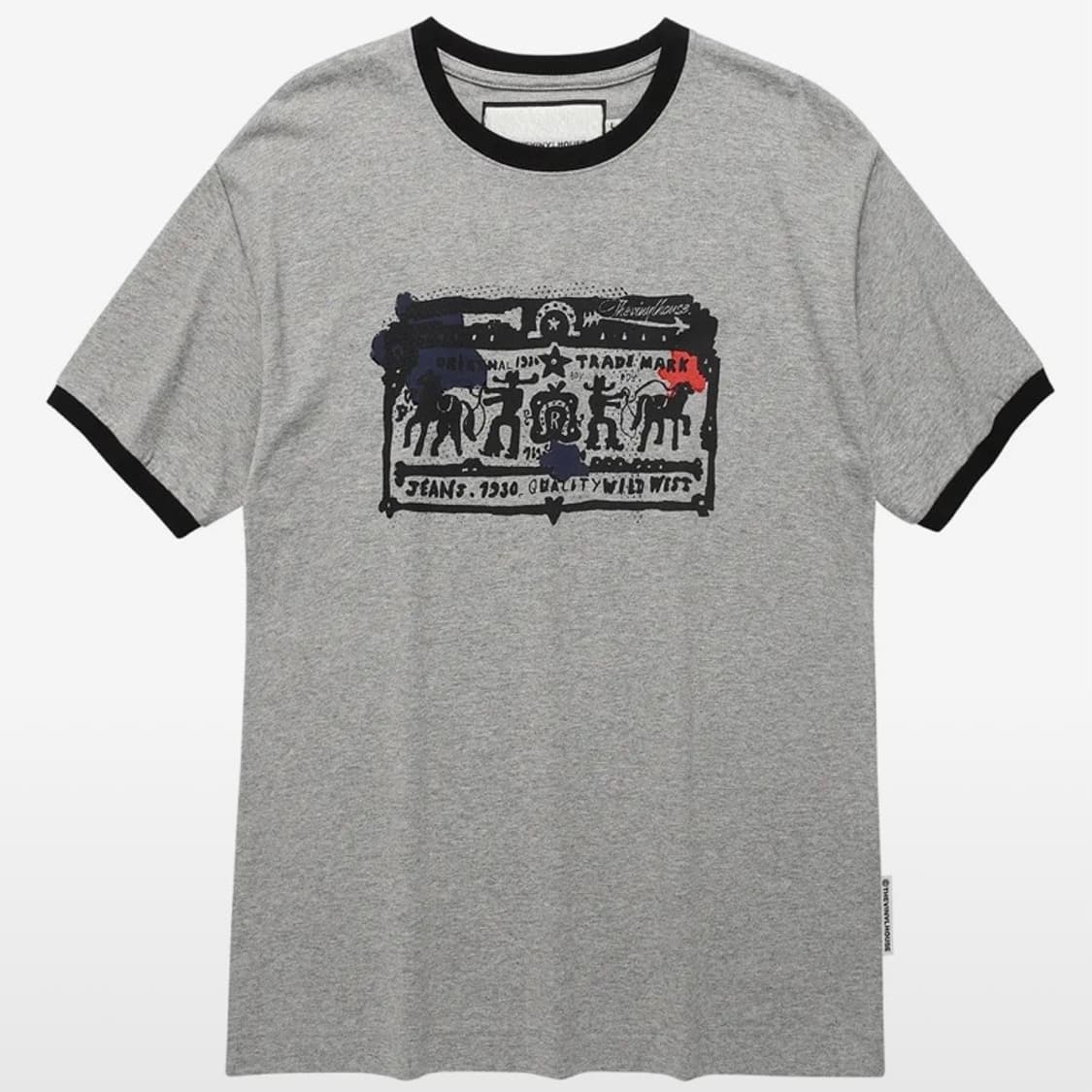 더바이닐하우스 카우보이 픽토그램 링거티 상품이미지1