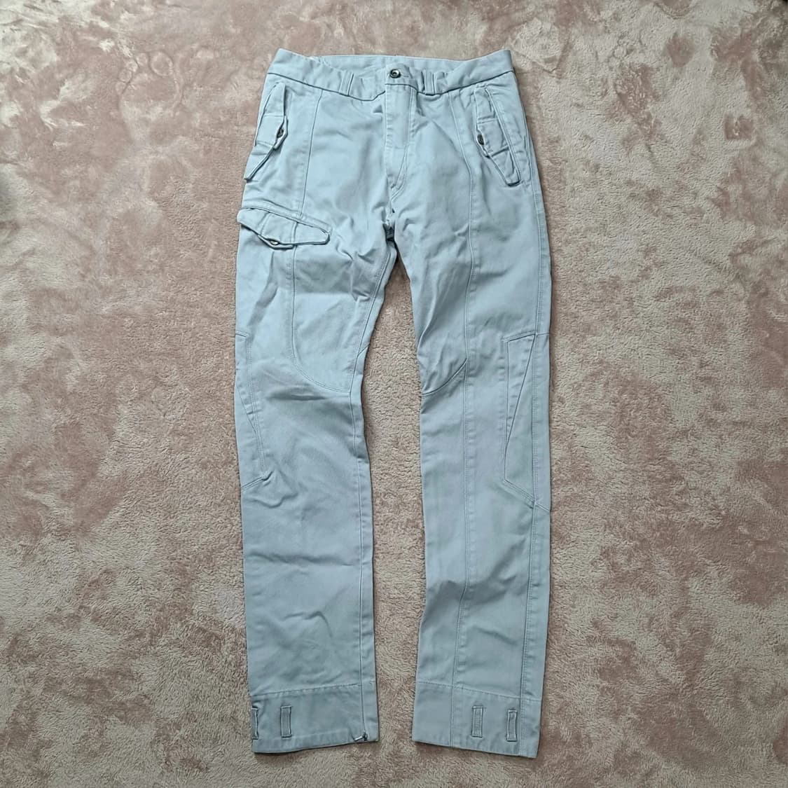 [디젤] 코튼 그레이 슬림 바이커 팬츠 상품이미지2