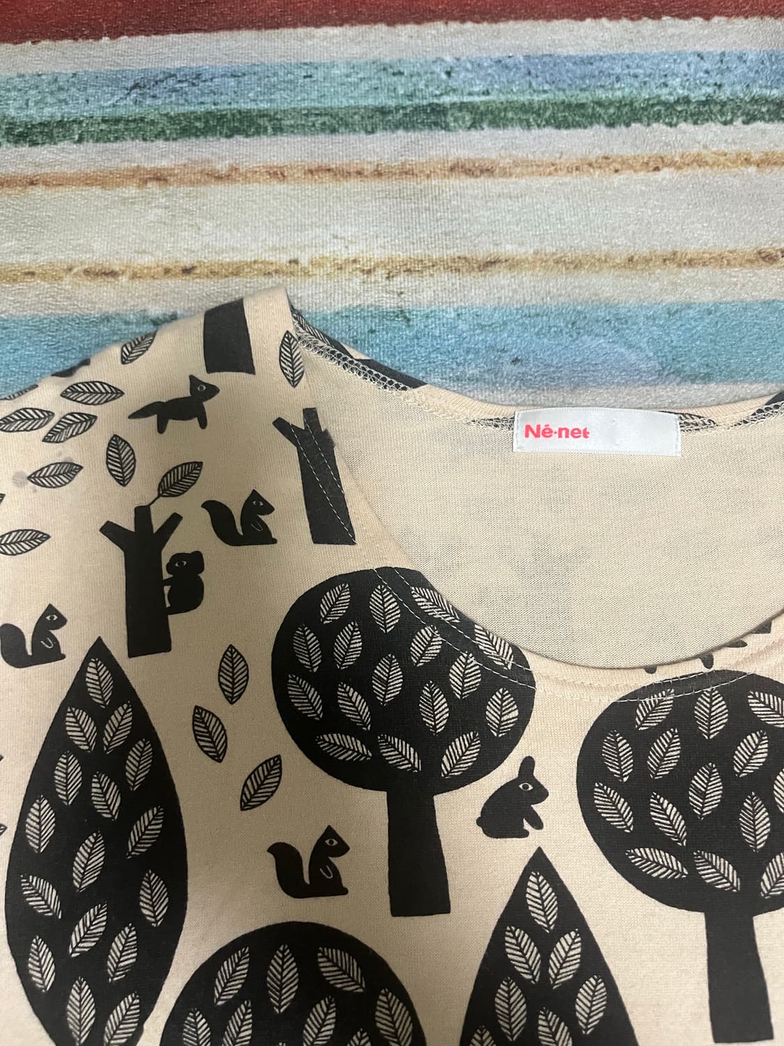 Ne-net by issey miyake pattern dress 상품이미지3