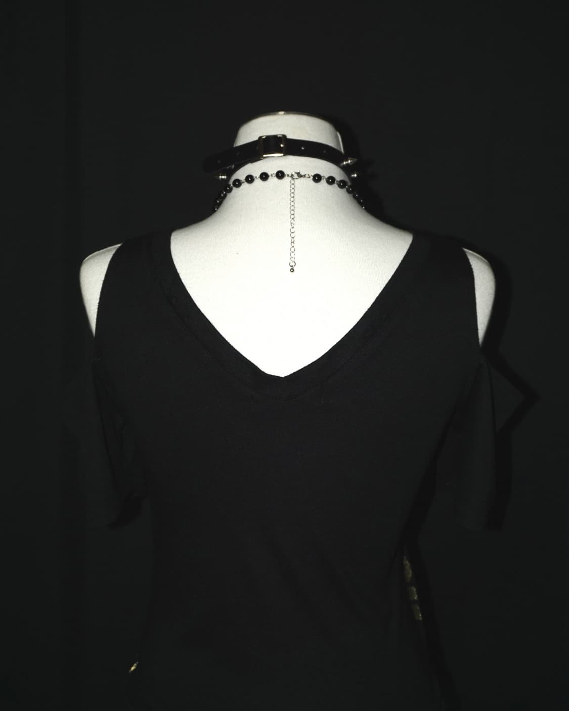 y2k gold lettering shirred t  상품이미지6