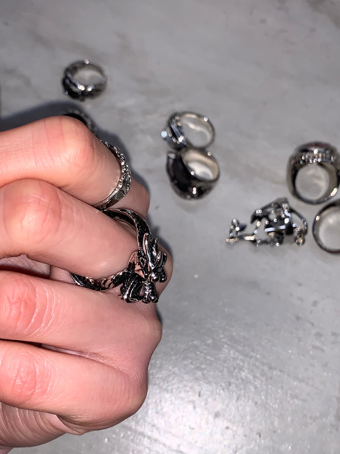 빈티지 오리엔탈 드래곤링 상품이미지1