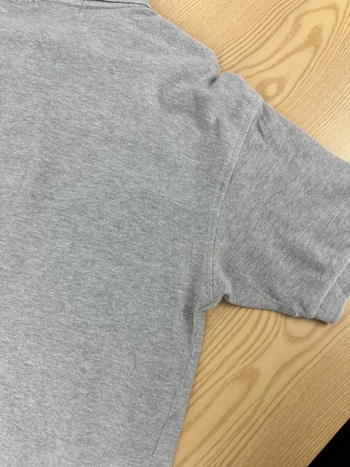 [M] PIERRE CARDIN 피에르가르뎅 레터링 카라티 그레이 상품이미지3