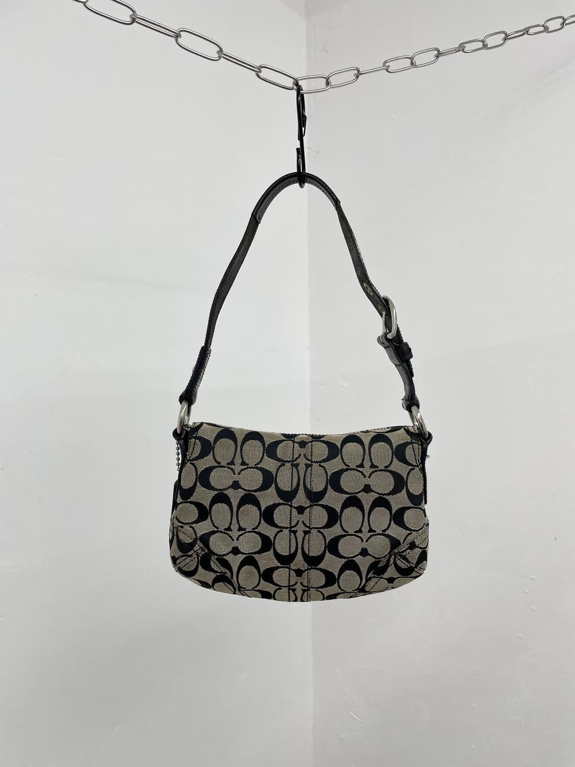 코치 블랙 자카드 시그니처 백 상품이미지9