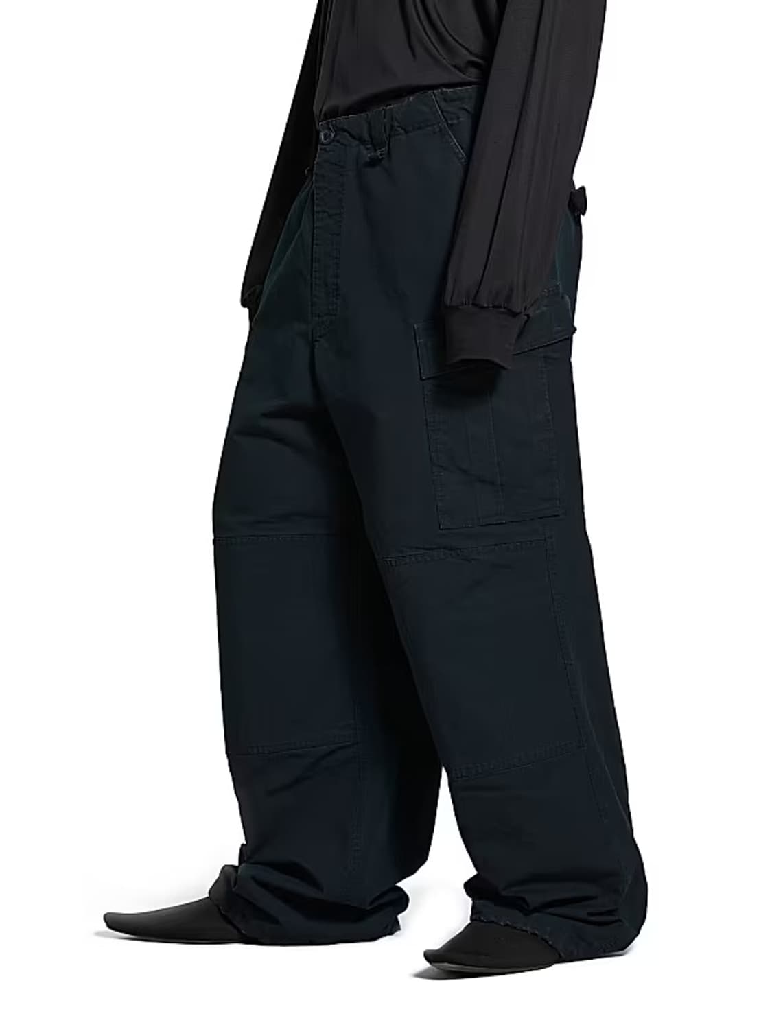 [S] 발렌시아가 라지 카고 팬츠 잉크 상품이미지1