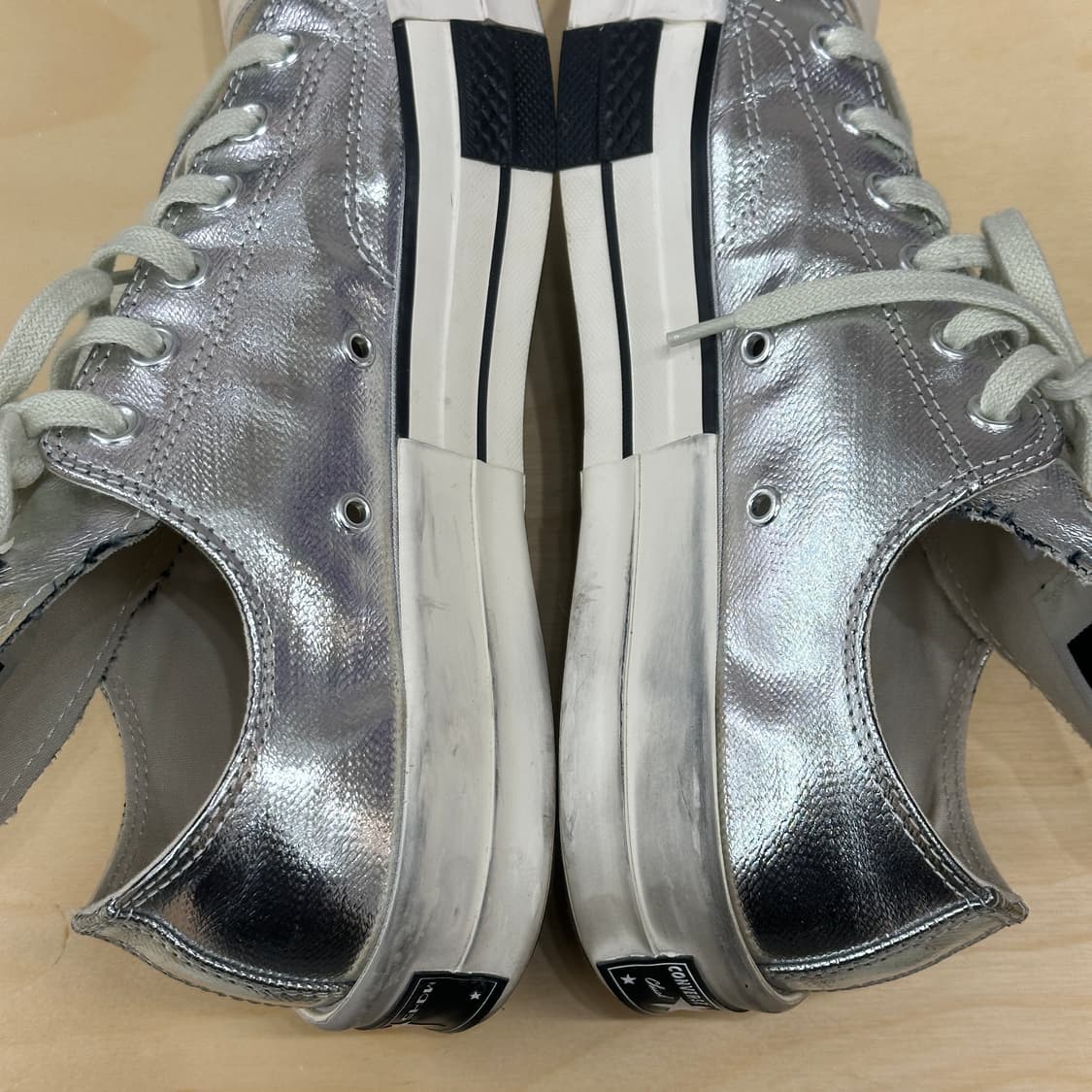 [280] 다크쉐도우 X 컨버스 터보다크 척 70 로우 실버 상품이미지4