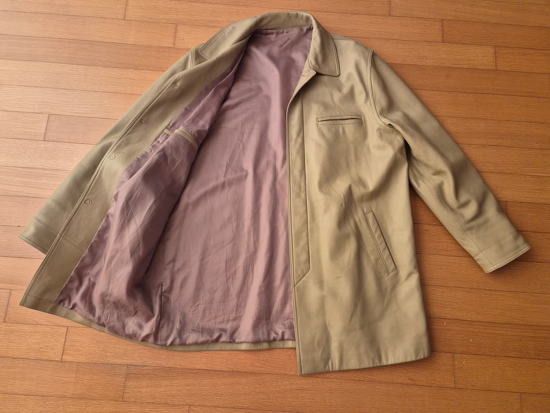 일본 베이지 양가죽 카코트 상품이미지6