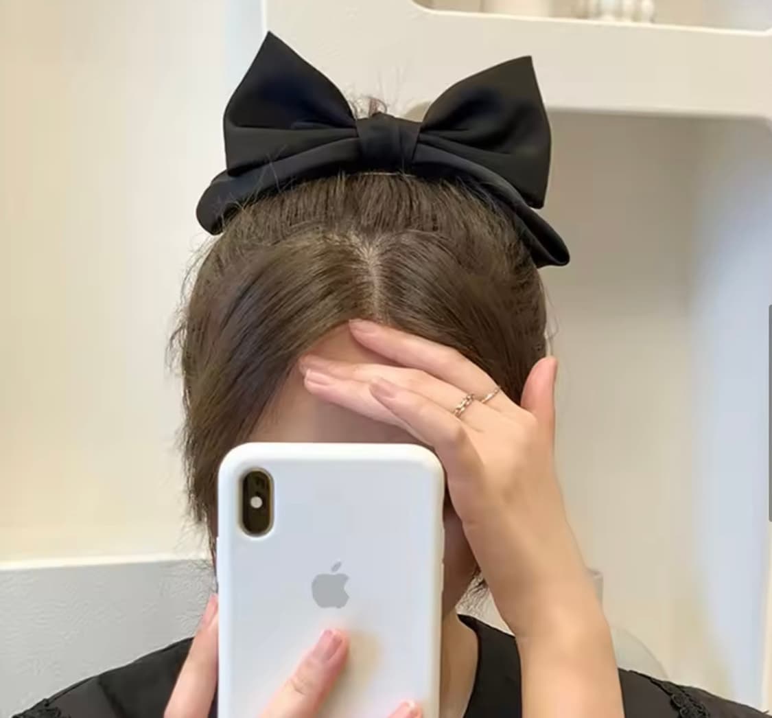 블랙 자동 헤어핀 새제품 상품이미지2