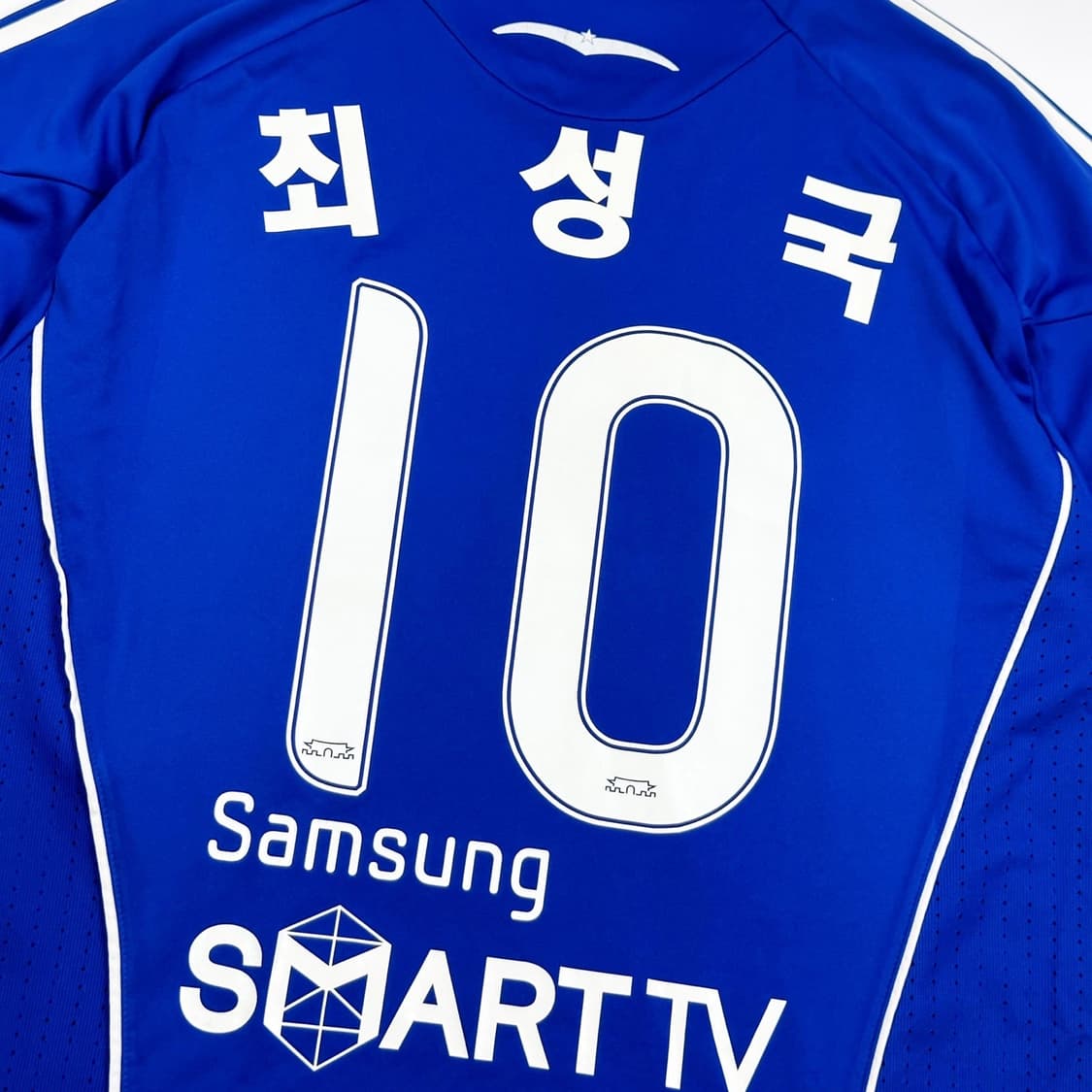 아디다스 수원삼성 11시즌 홈 최성국 마킹 축구 유니폼 (M) 상품이미지6
