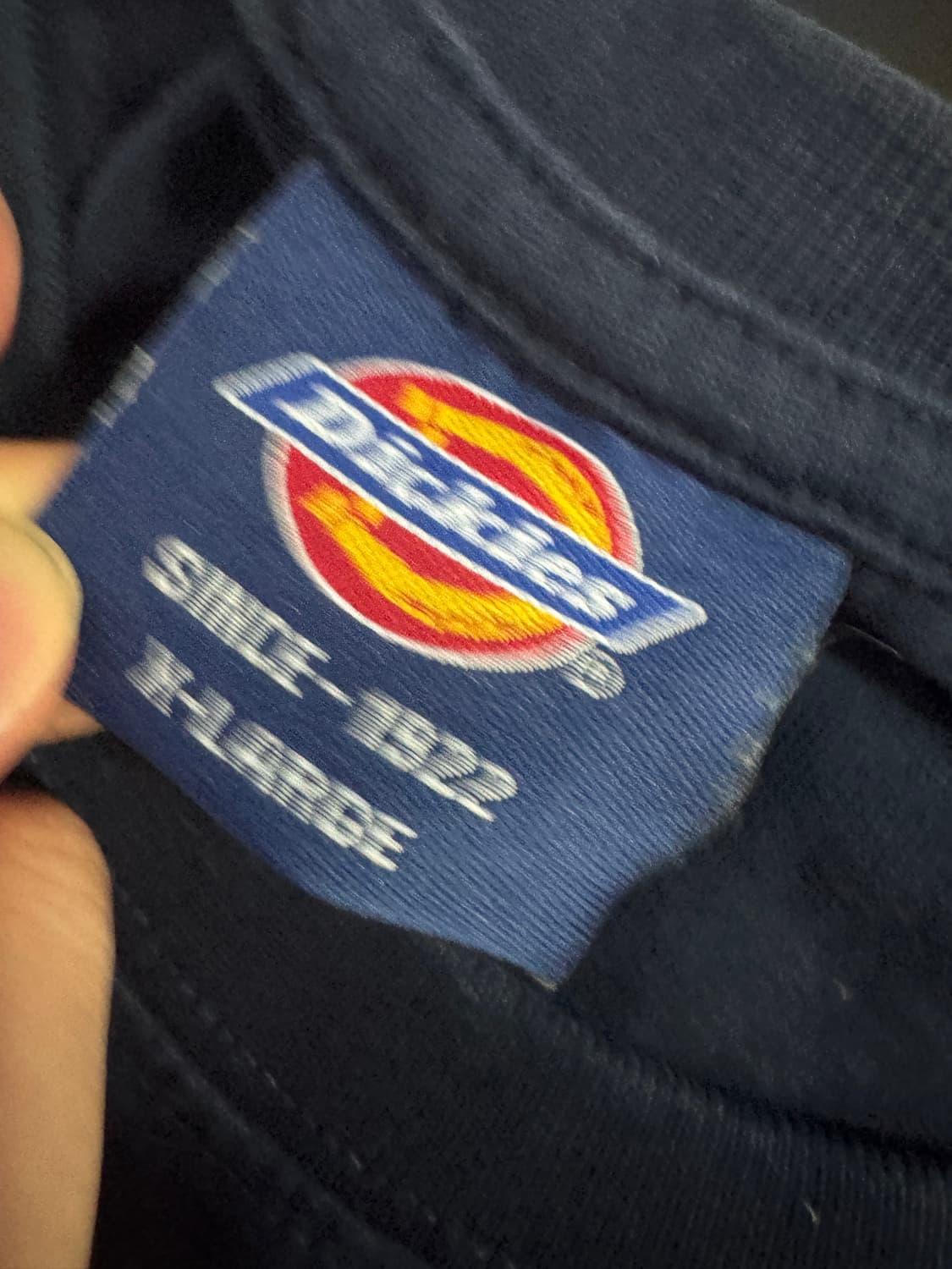 정품!! 디키즈 Dickies 올드스쿨 스펠아웃 반팔 티셔츠 네이비 XL 상품이미지3