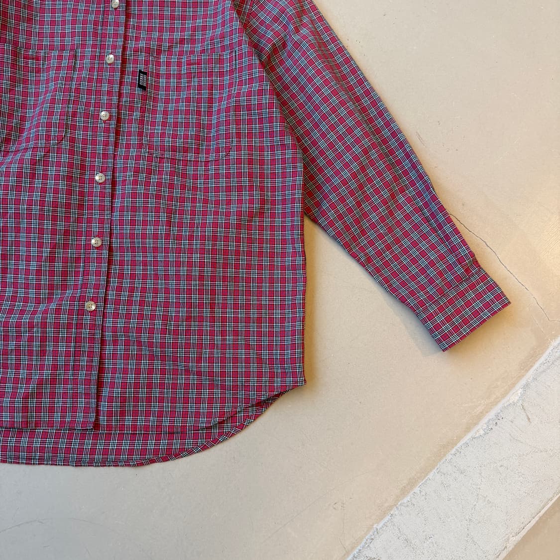 시에라 디자인 체크 셔츠 상품이미지2