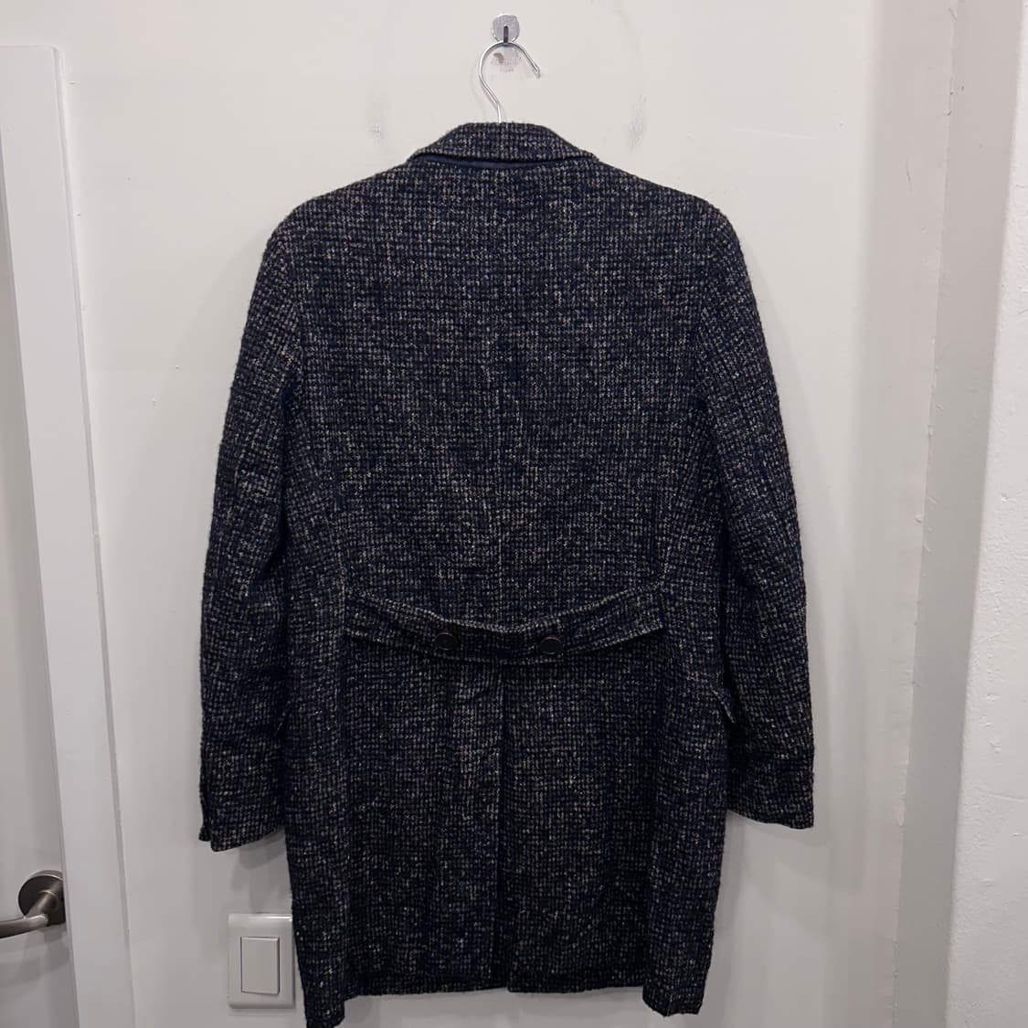 헤보 이태리 쓰리버튼 알파카 울 트위드 코트 상품이미지5