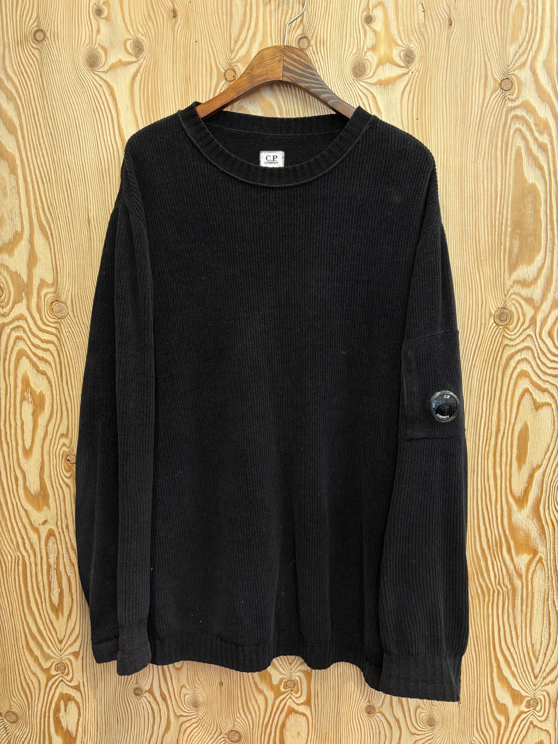 씨피컴퍼니 풀 립 크루넥 니트 상품이미지1