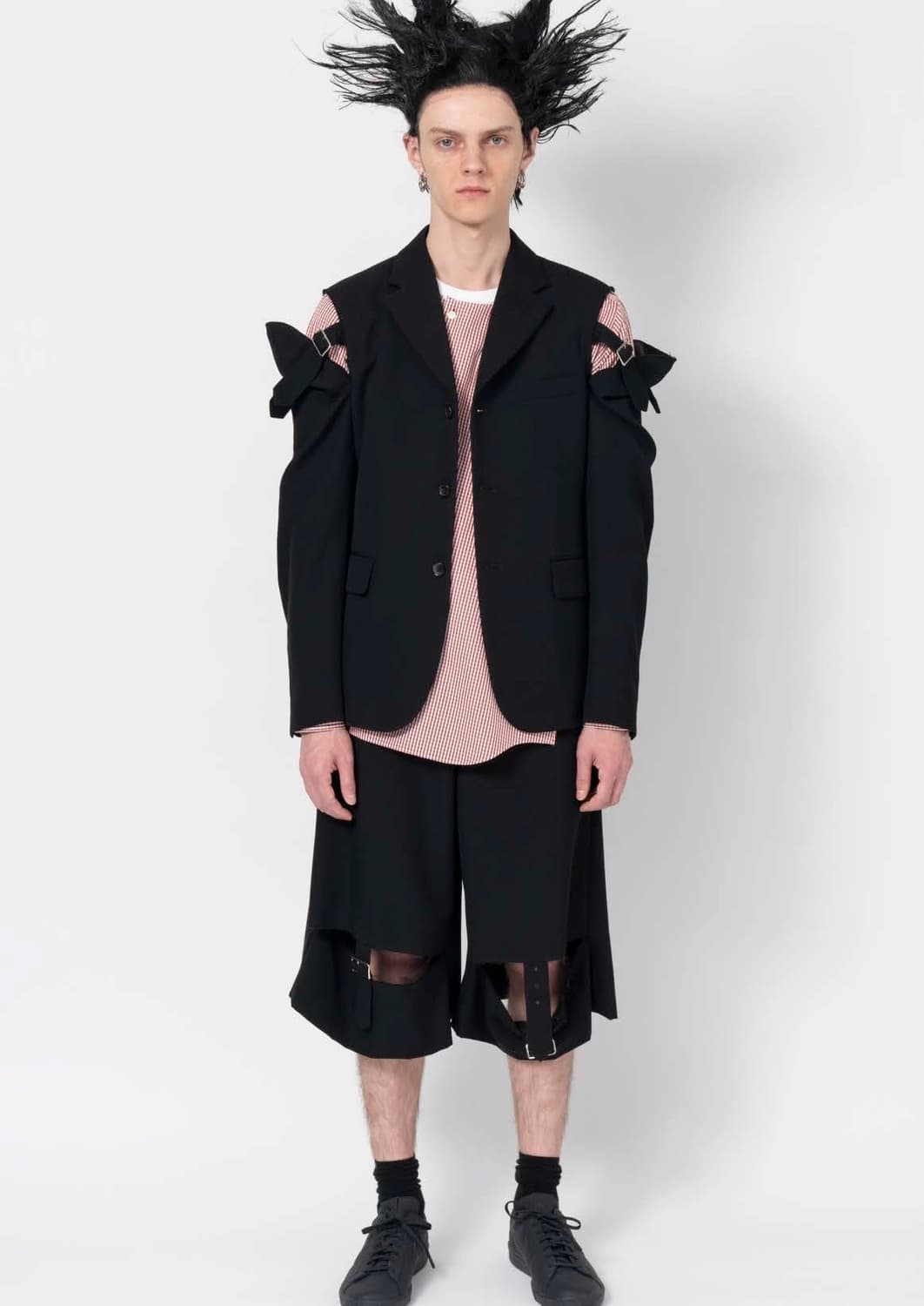 꼼데가르송 블랙 23aw 컷오프 버뮤다 팬츠 상품이미지4