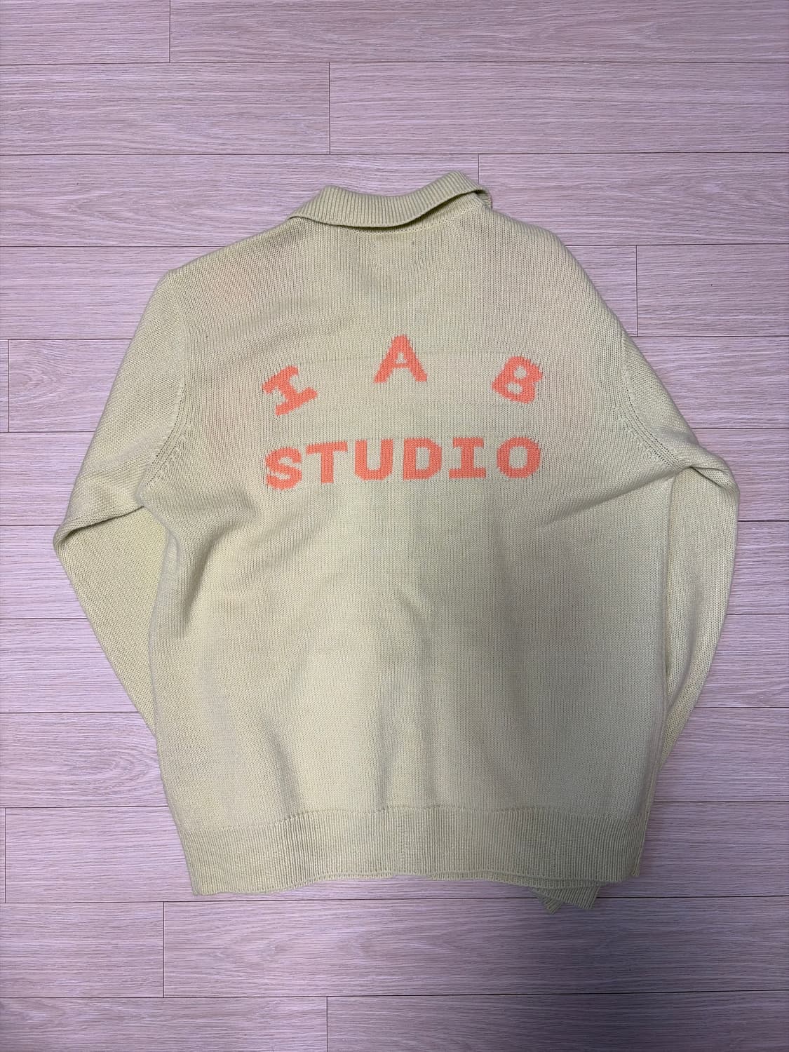 IAB Studio x Obey Archer Cardigan Yellow 상품이미지2