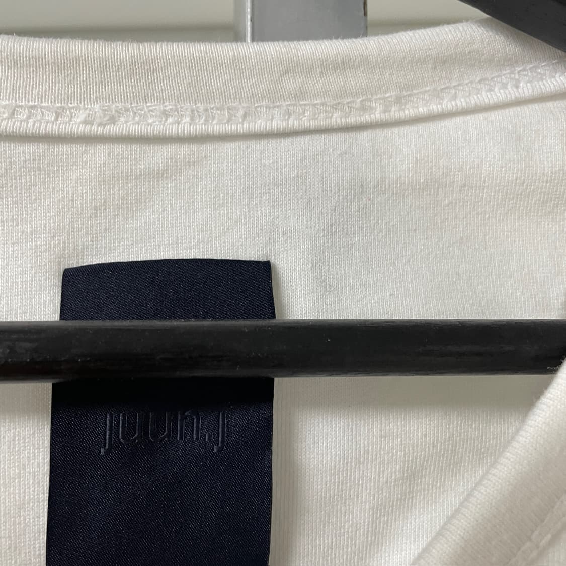 준지 화이트 반팔 티셔츠 L 상품이미지5