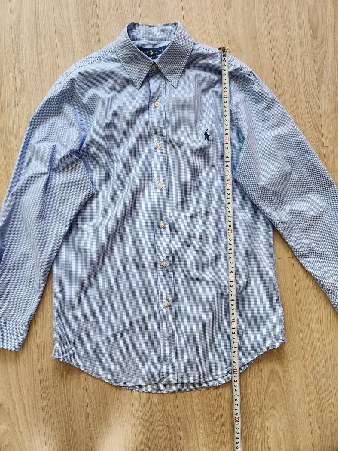 폴로랄프로렌 포플린체크셔츠 (M 상품이미지6