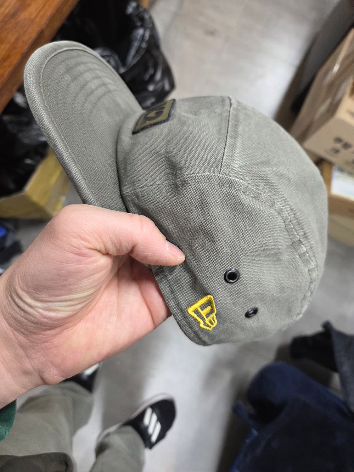 뉴에라 빈티지 모스 캔버스 캠프캡 모자 프리  상품이미지7