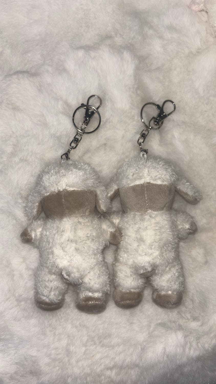 (2마리)몽글이 양 키링 마스코트 인형 전우원 전두환 몽멘 아멘 양 인형 상품이미지3