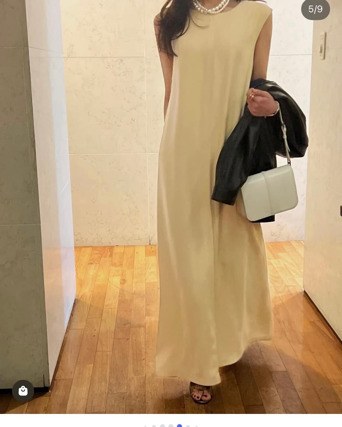 Days Mermaid Long Dress Beige 상품이미지3