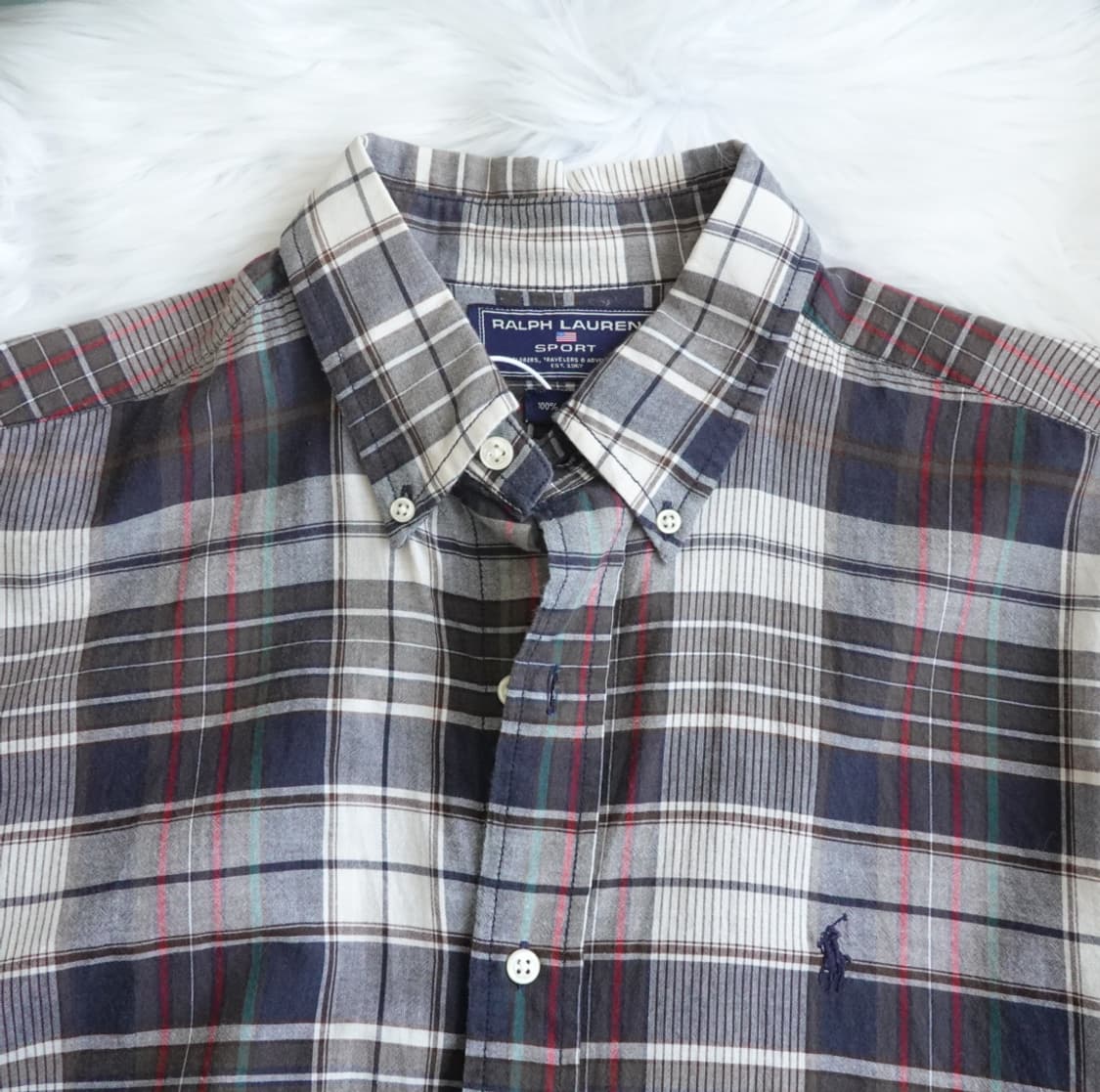 폴로 랄프로렌 스포츠 체크셔츠 1979 상품이미지3