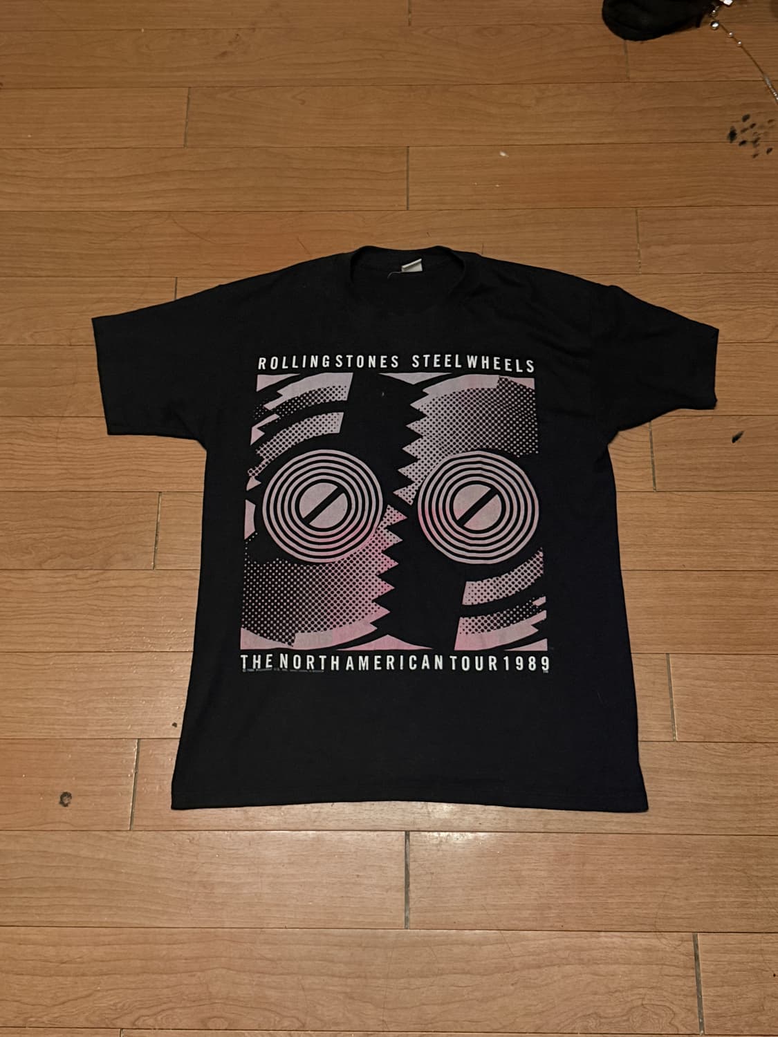 롤링스톤즈 rolling stones steel wheels 티셔츠 상품이미지1
