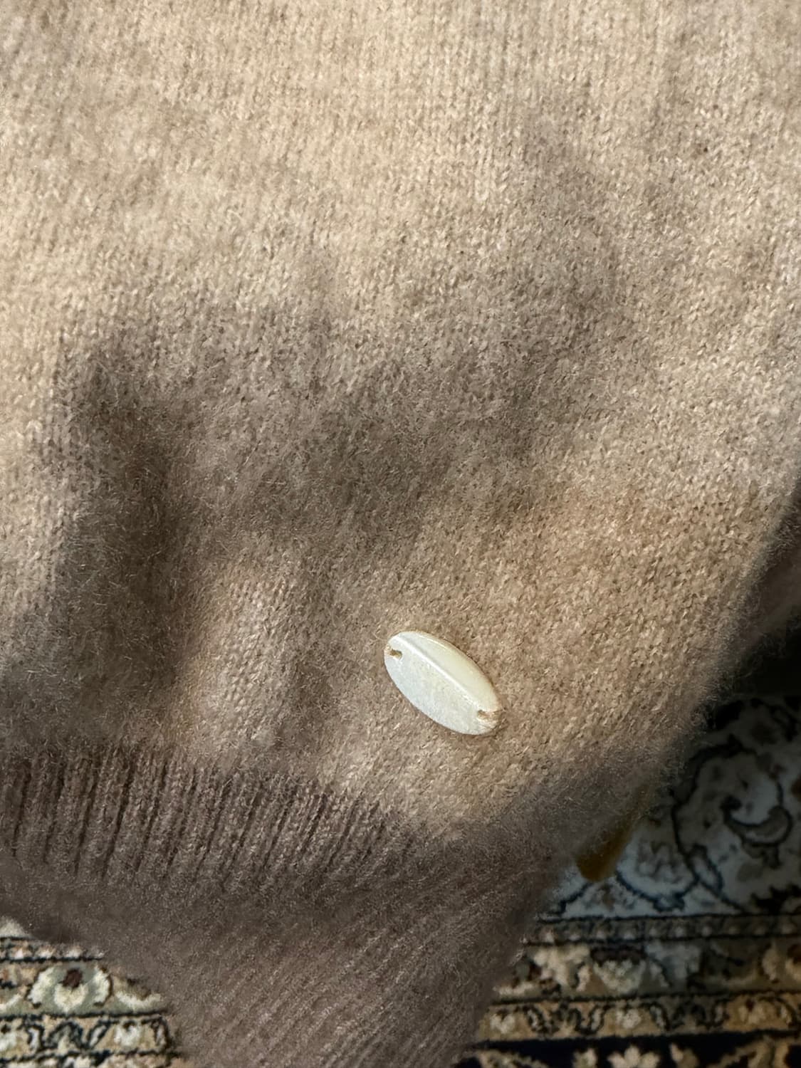 TRENTATRE 캐시미어 배색 니트  상품이미지4