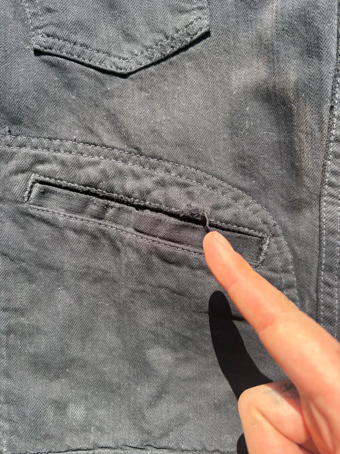 90s 폴로 랄프로렌 트러커 흑청자켓 B186 상품이미지4