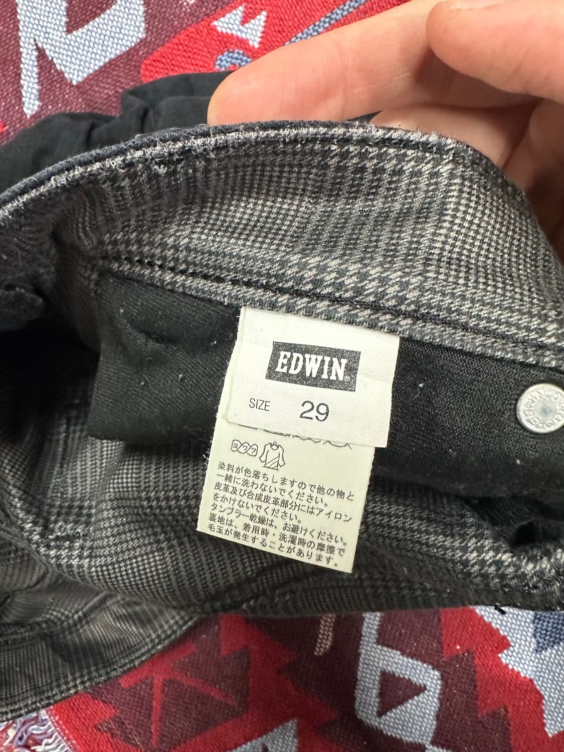 90‘s EDWIN S403S Soft Flex Line 코튼팬츠 상품이미지5