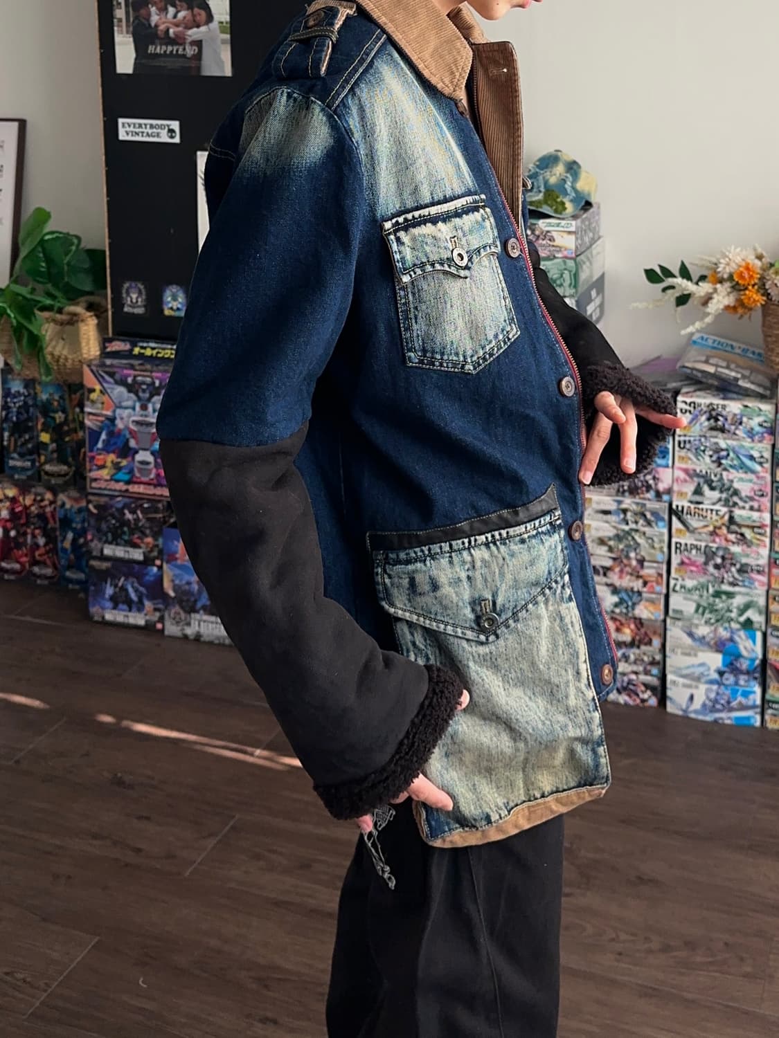 Gengy Homme 무통암즈 데님 필드 자켓 상품이미지4