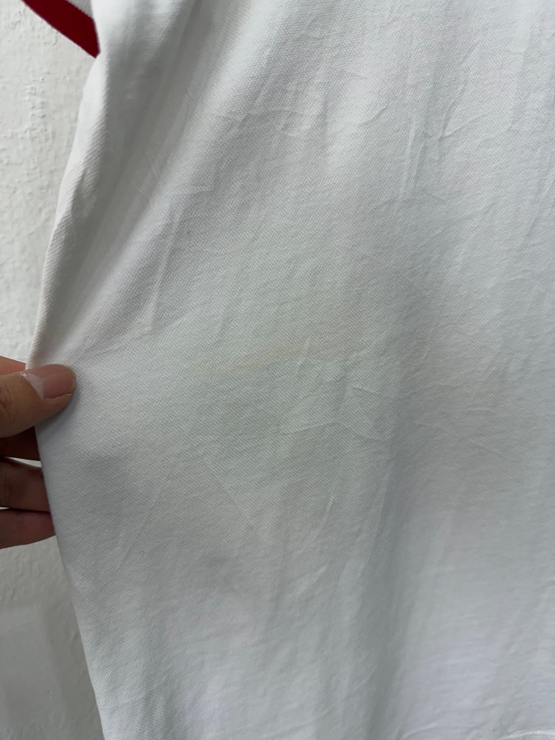 정품) 몽클레어 남성 화이트 삼선 폴로 PK 반팔티 M 상품이미지5