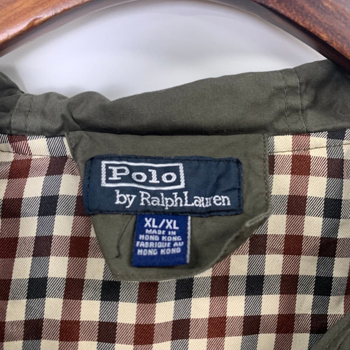 폴로 랄프로렌 포니로고 카키 포켓 유틸리티 카키 아노락 후드티 상품이미지7