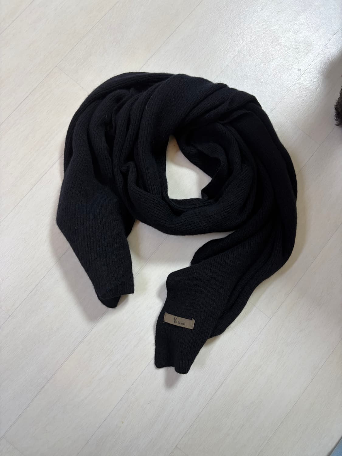 요지야마모토 울캐시 머플러 상품이미지1