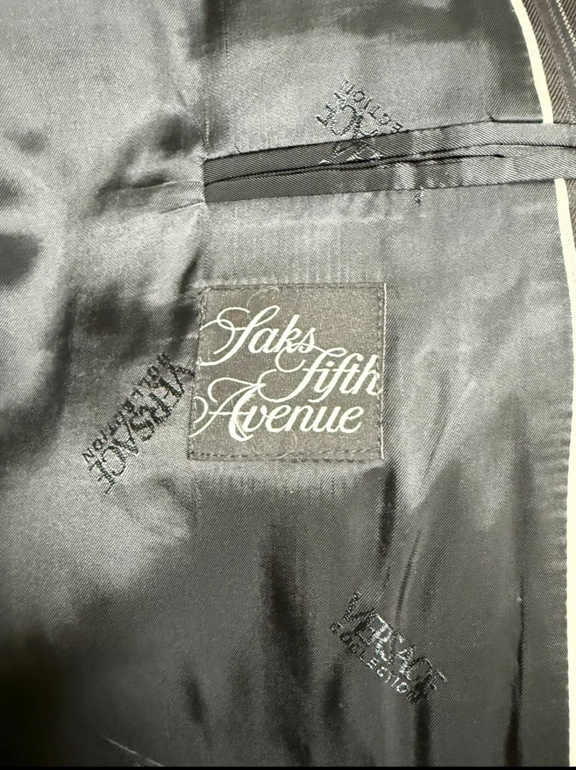 베르사체 컬렉션 핀스트라이프 울/실크 블레이저 상품이미지4