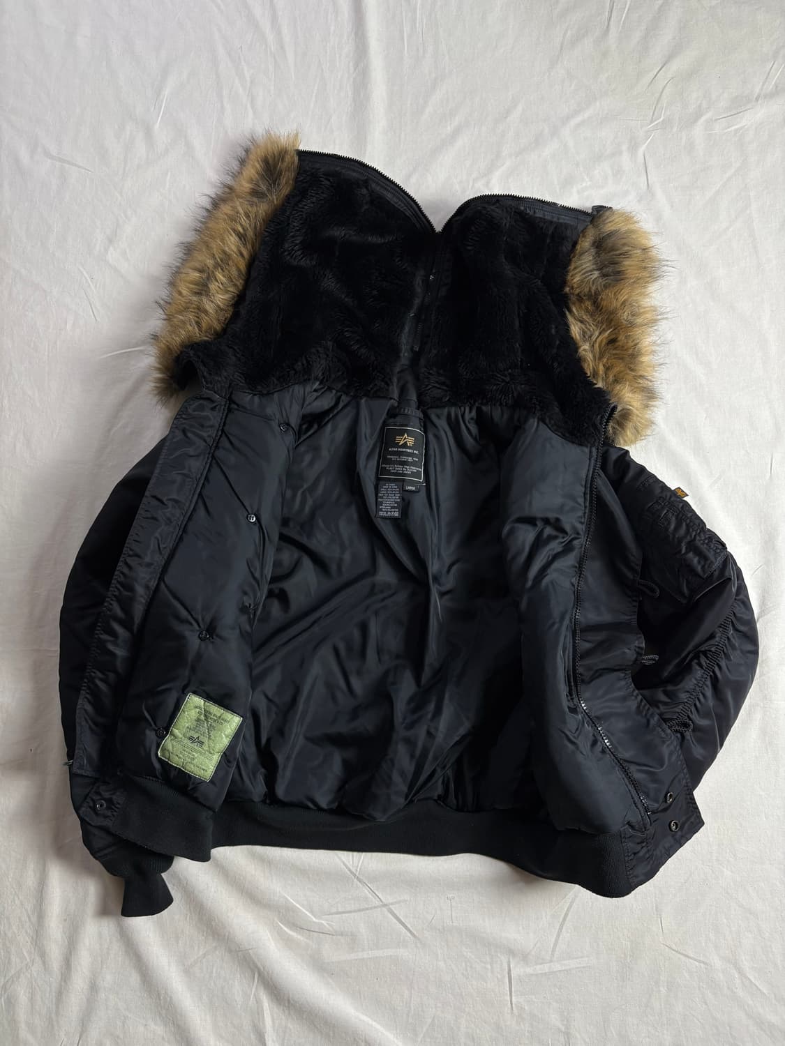 알파인더스트리 n2b 쇼트웨이스트 파카 L 상품이미지2