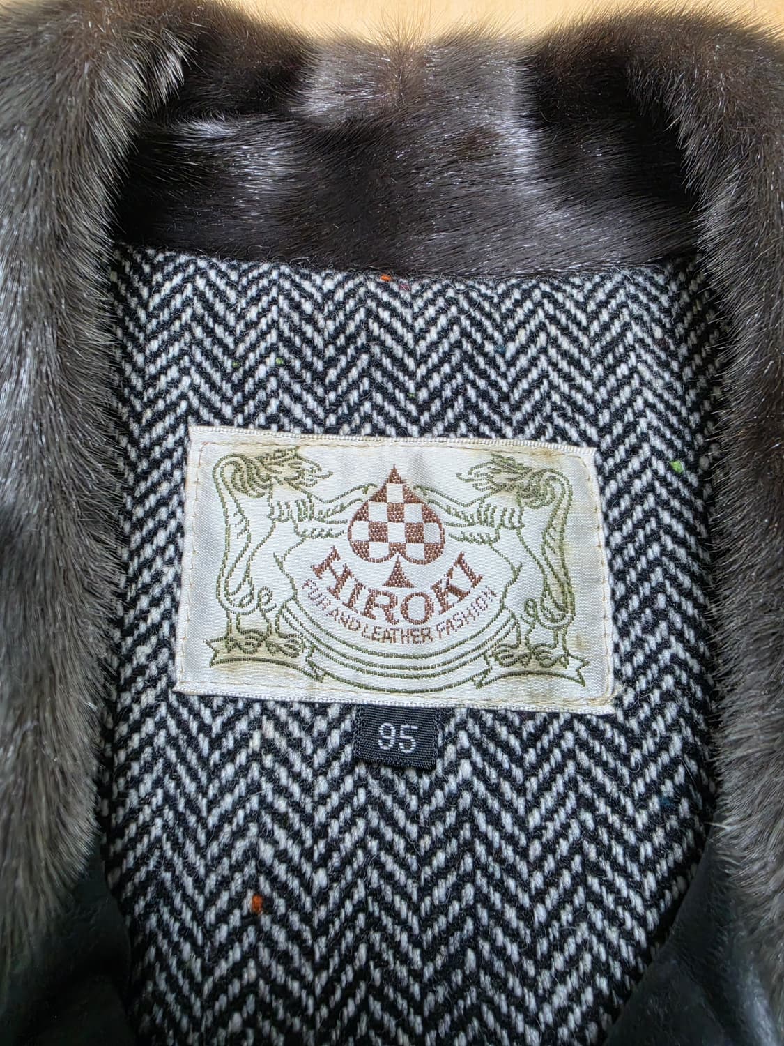 Hiroki 남성 천연 가죽(물소) 자켓 95 (새상품급) 상품이미지5