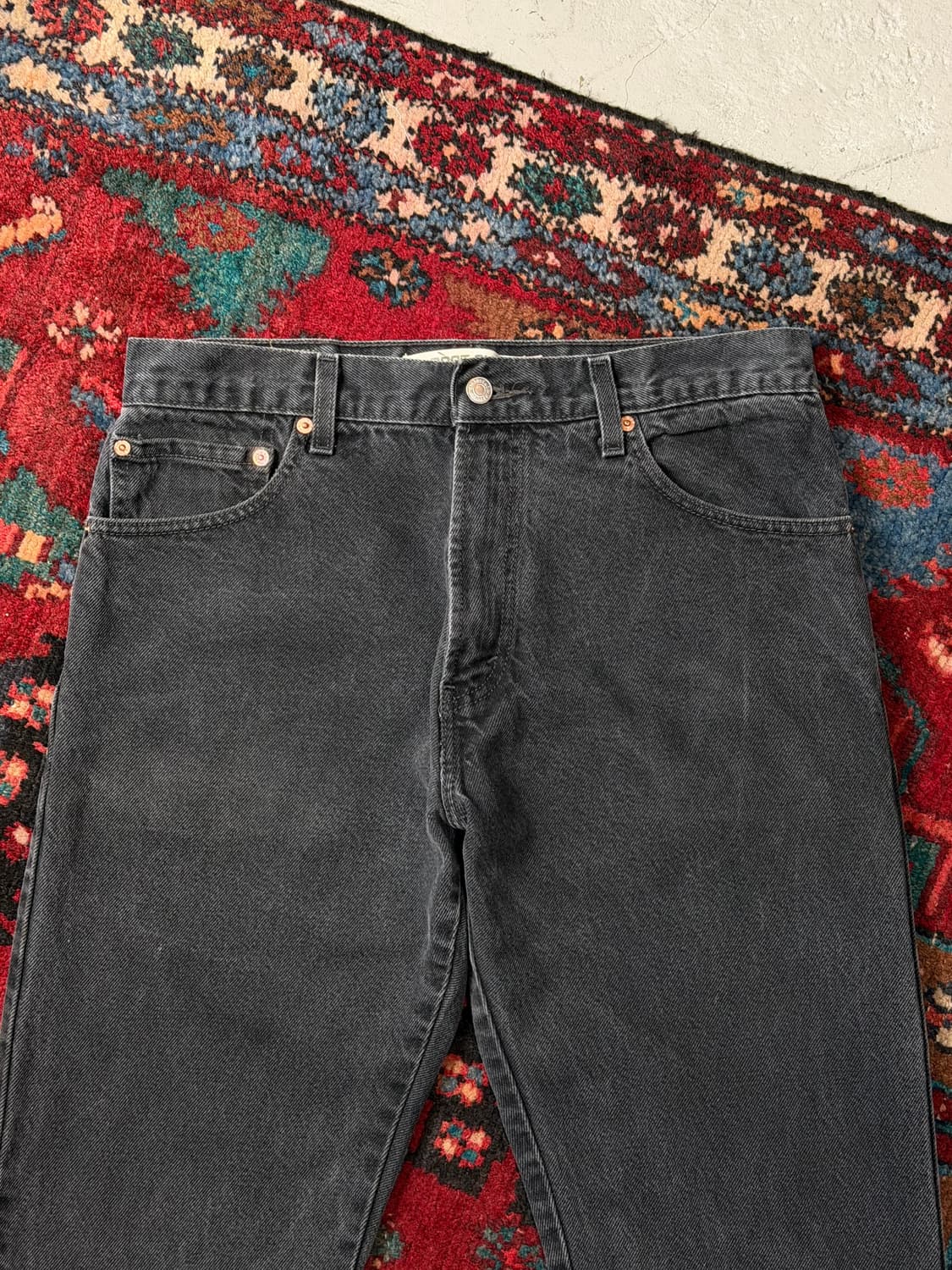 00's 빈티지 리바이스 517 블랙 부츠컷 리바이스 플레어진 상품이미지6