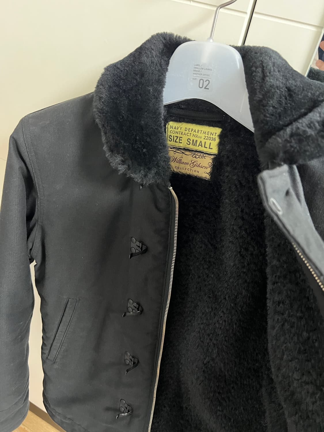 택포39) 버즈릭슨 윌리엄깁슨 후크 덱 자켓 블랙 S 상품이미지3