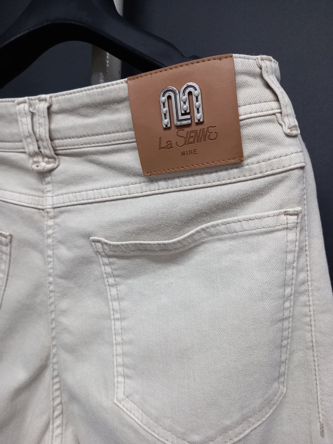 마인 춘추동 면 일자 8부 데님팬츠 33.44 상품이미지7