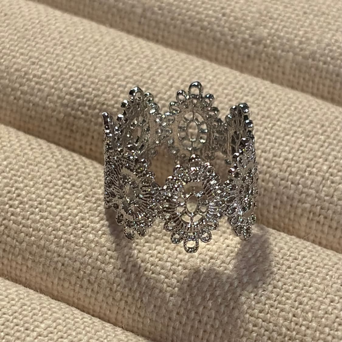 새상품 여성 신주 래이스 오픈링 반지 상품이미지7